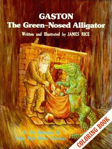 gaston the green nosed alligator coloring book flat town music company
